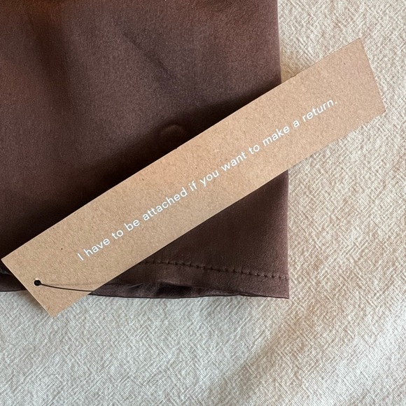 Reformation Brown Satin Mini Dress - Picture 9 of 9